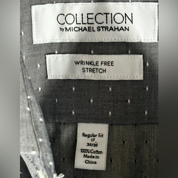 Collection by Michael Strahan dress shirt. Size 17 34/35. Great shirt/condition. - Picture 3 of 5